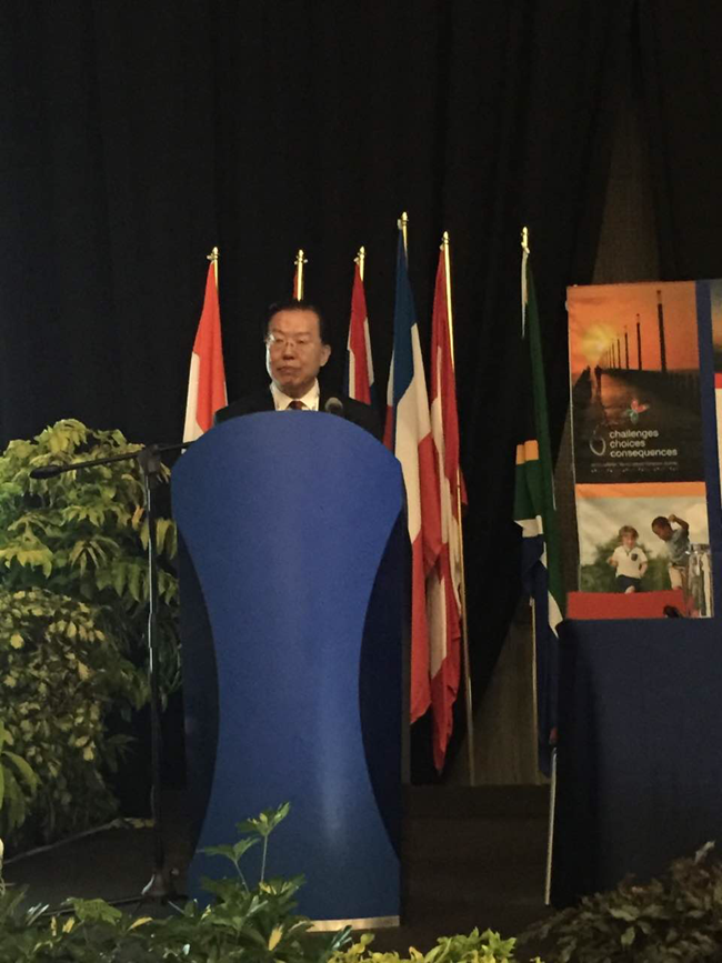 張學武董事長參加南非世界休閑大會幷作大會主題發言（圖）